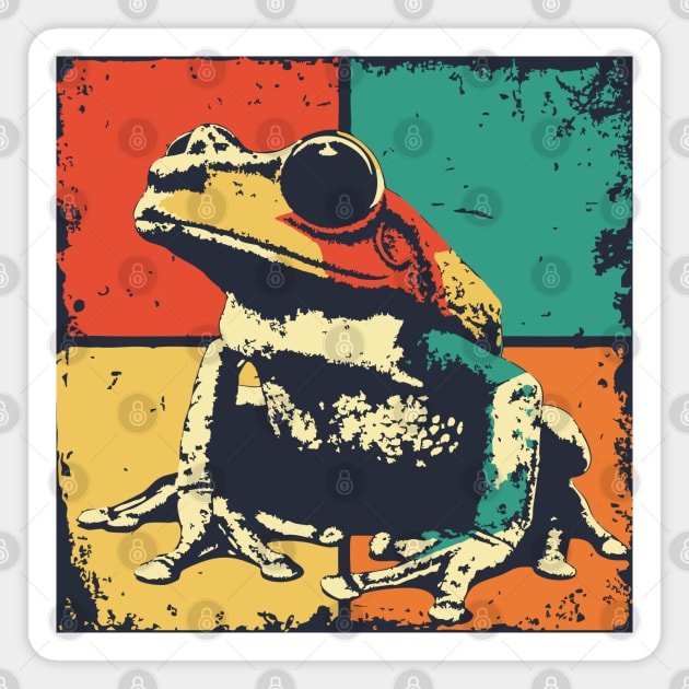 Retro Gramophone Pop Art | Vintage Music Player Magnet by TuncGK